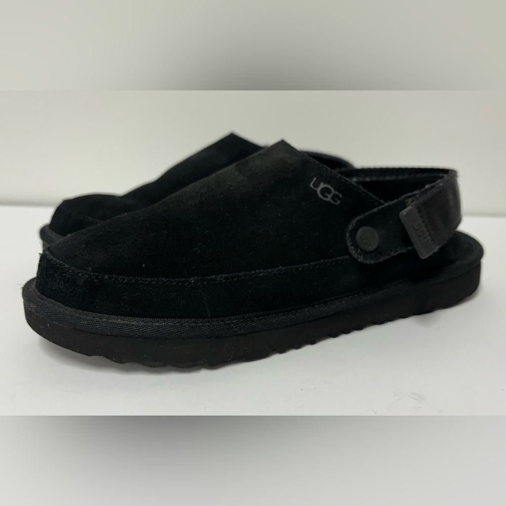 UGG Goldencoast Black Suede Clog Mules Men’s Size 5